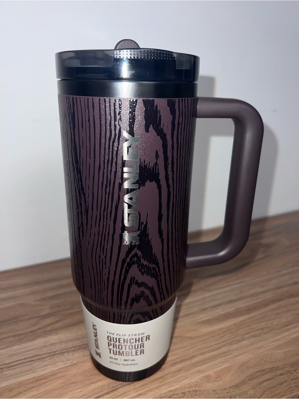 Stanley Quencher Pro-Style Tumbler - Dark Brown Woodgrain